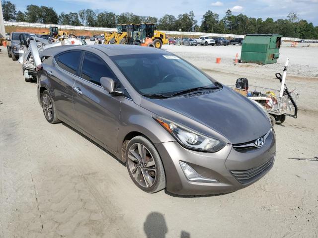 Sedans HYUNDAI ELANTRA 2016 Brązowy