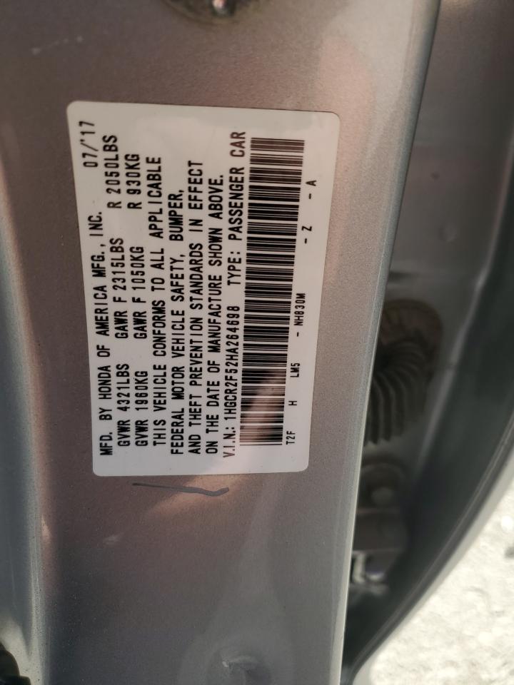 1HGCR2F52HA264698 2017 Honda Accord Sport