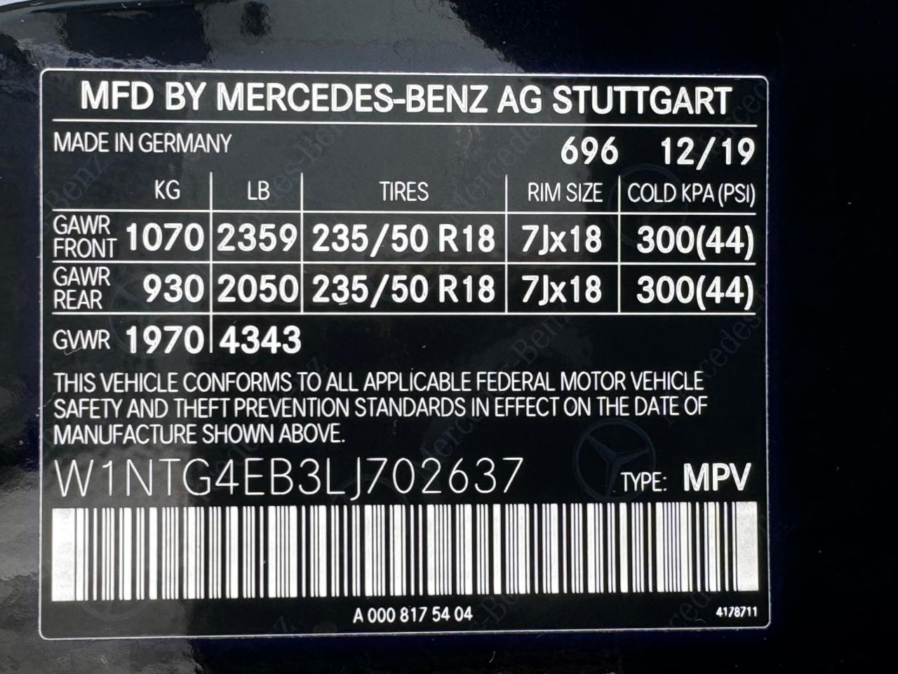 W1NTG4EB3LJ702637 2020 MERCEDES-BENZ GLA CLASS - Image 15