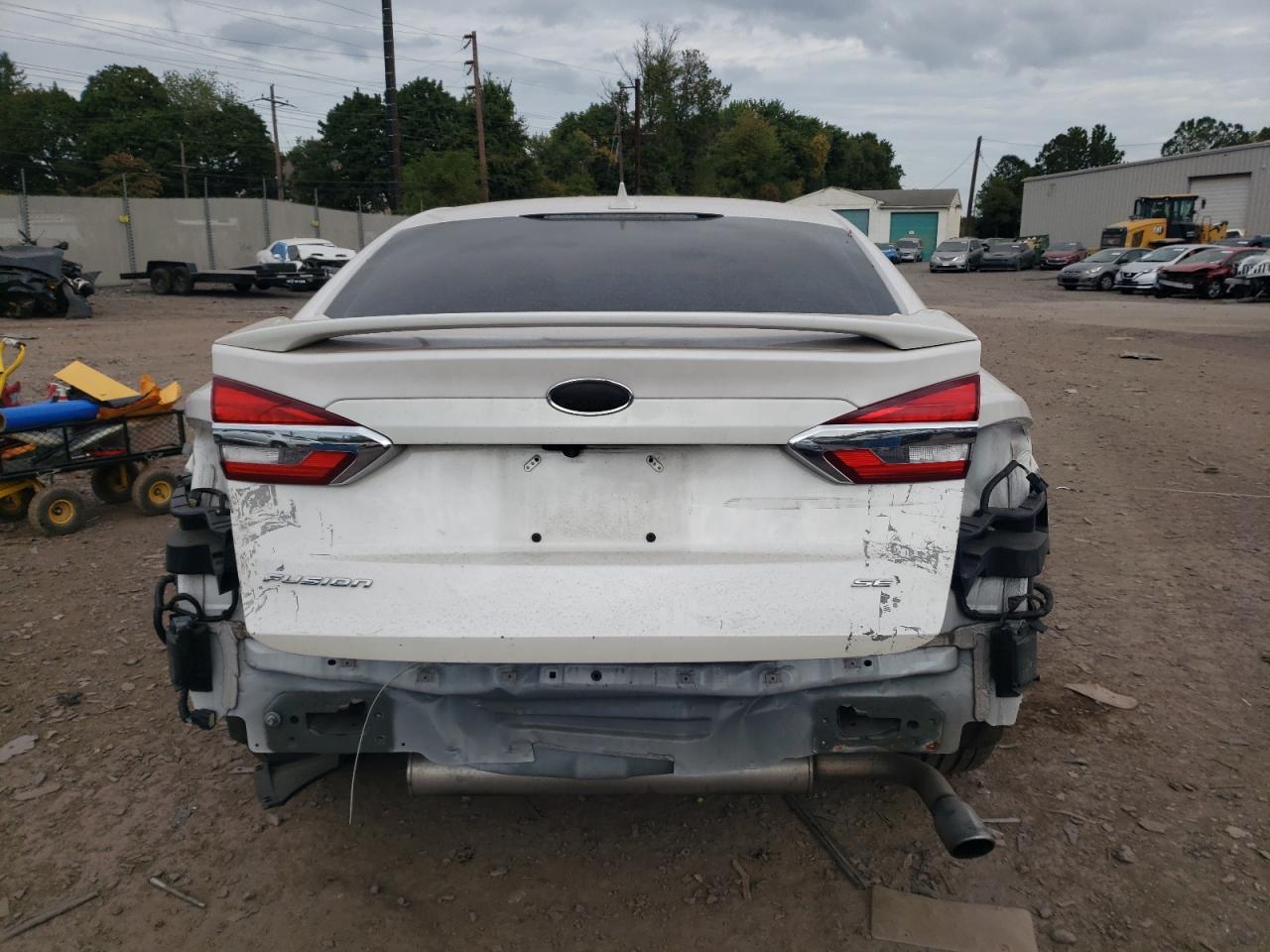 2019 Ford Fusion Se VIN: 3FA6P0HD7KR245352 Lot: 71368574