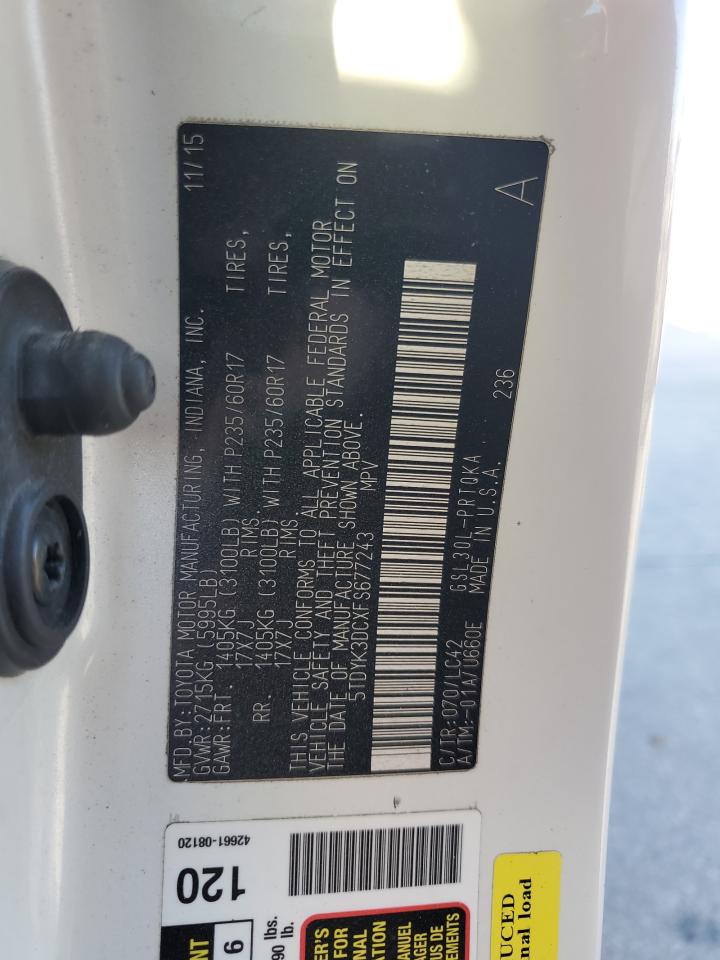 2015 Toyota Sienna - Image 14