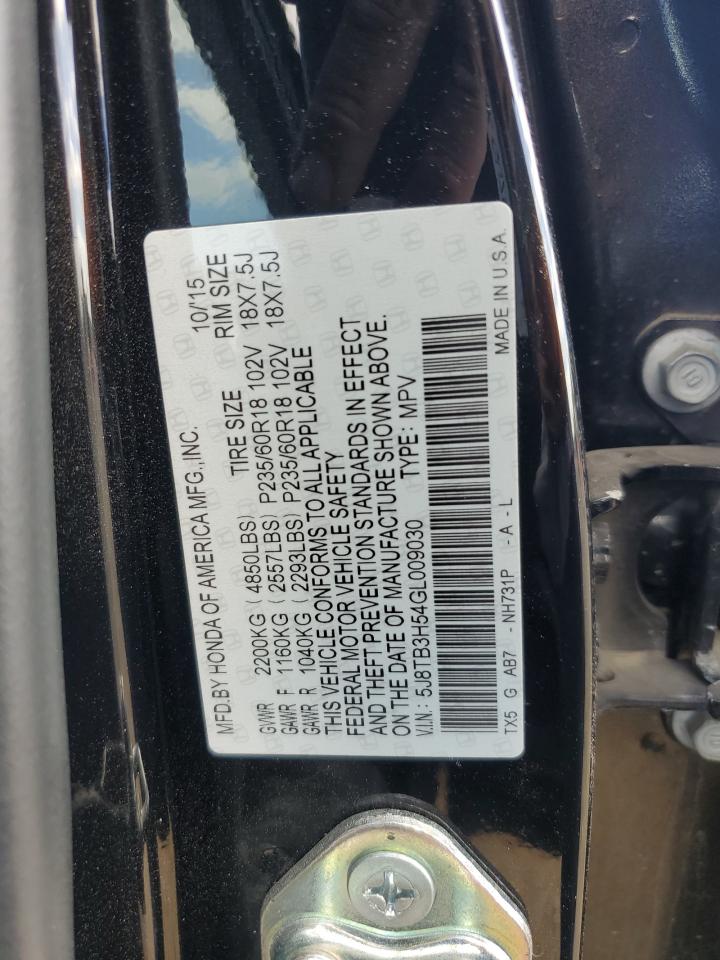 5J8TB3H54GL009030 2016 Acura Rdx Technology