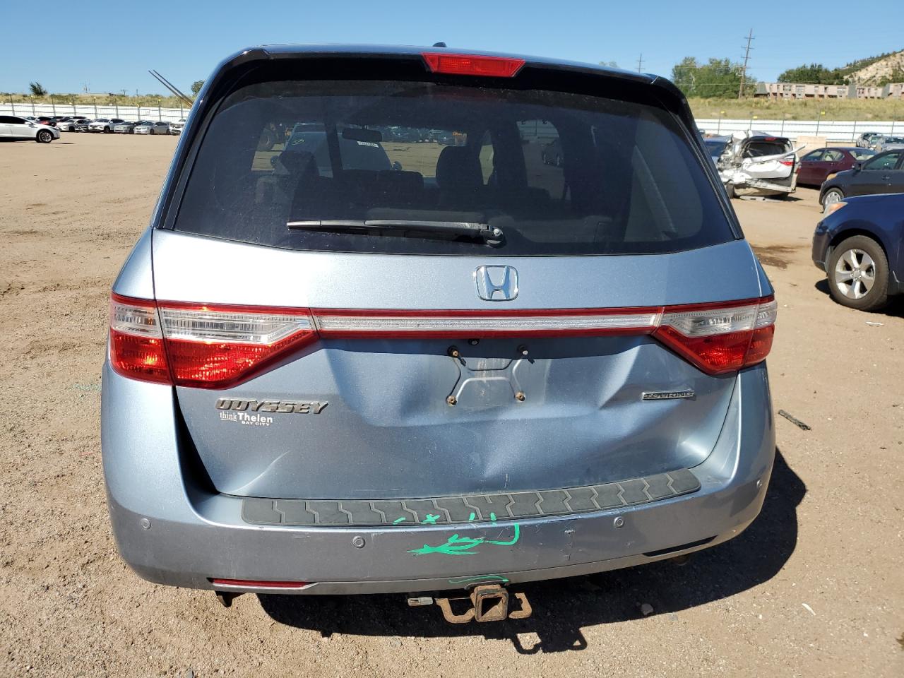 2011 Honda Odyssey Touring VIN: 5FNRL5H90BB055275 Lot: 71583574