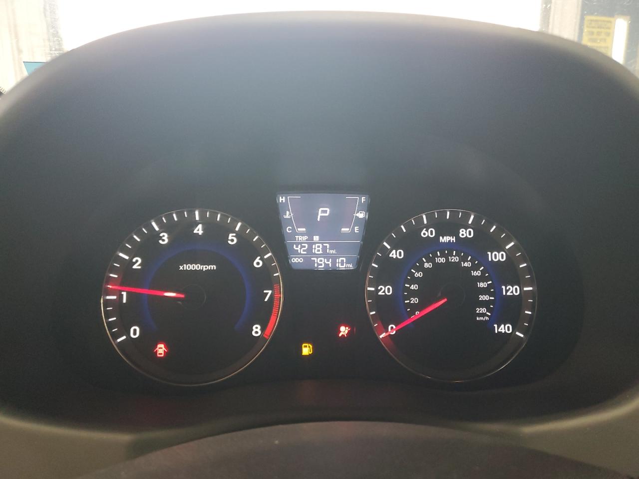 2013 Hyundai Accent Gls VIN: KMHCU4AE0DU300411 Lot: 72683174