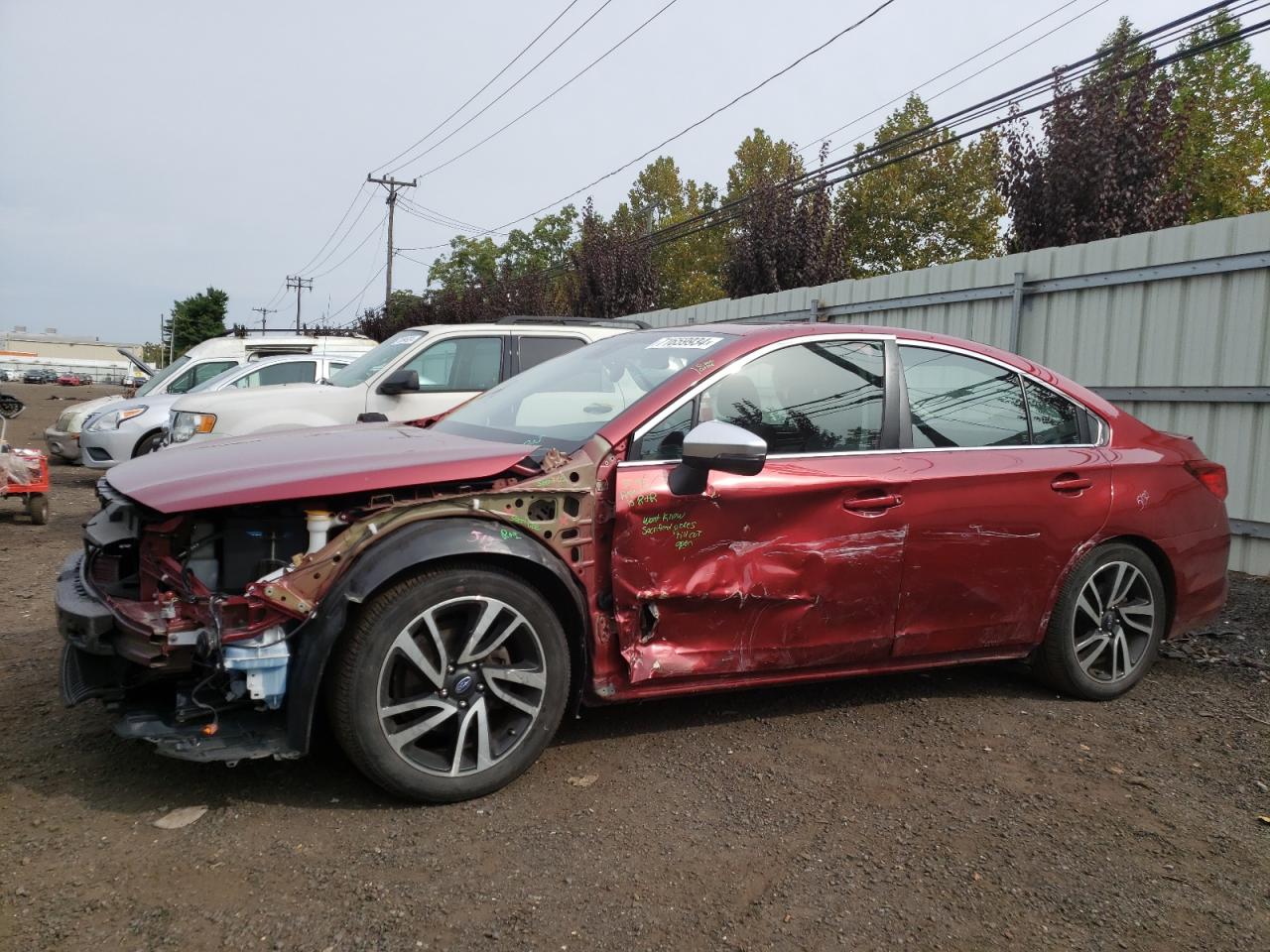 2019 Subaru Legacy Sport VIN: 4S3BNAS69K3026826 Lot: 71659934