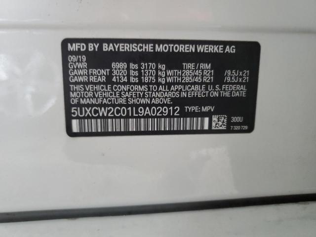 5UXCW2C01L9A02912 BMW X7 XDRIVE4 13