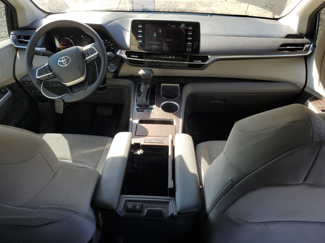 2021 Toyota Sienna Le VIN: 5TDKSKFC1MS040218 Lot: 71152054