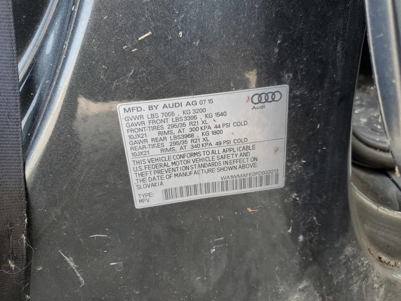 2015 Audi Q7 - Image 13