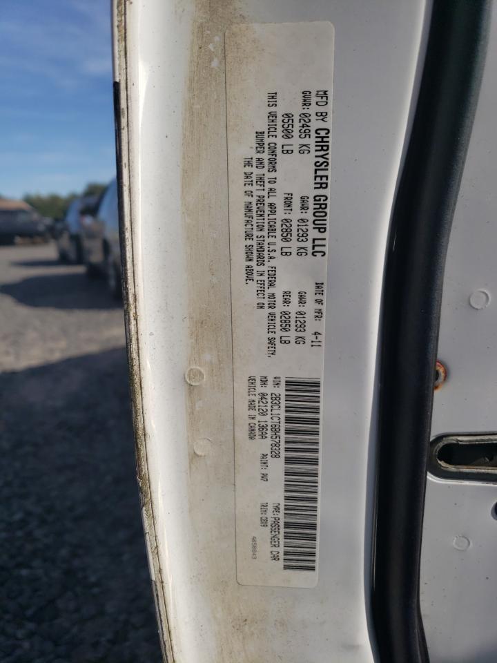 2B3CL1CT6BH578328 2011 Dodge Charger Police