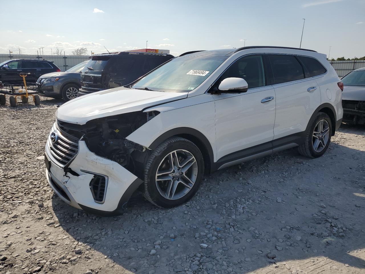 2017 Hyundai Santa Fe Se Ultimate VIN: KM8SRDHFXHU221829 Lot: 71969494