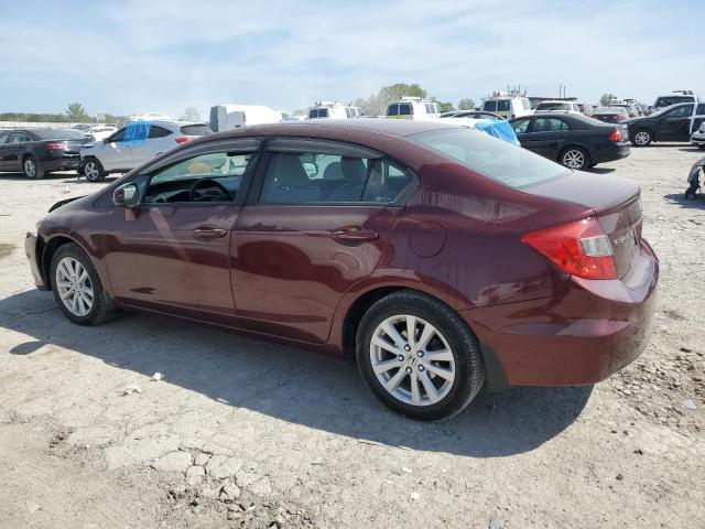  HONDA CIVIC 2012 Burgundy