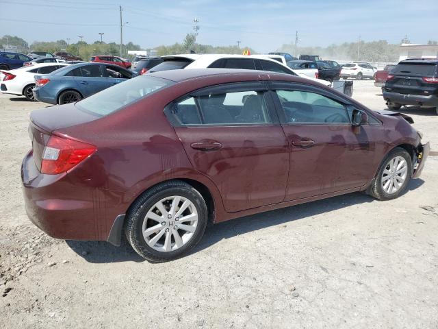  HONDA CIVIC 2012 Burgundy