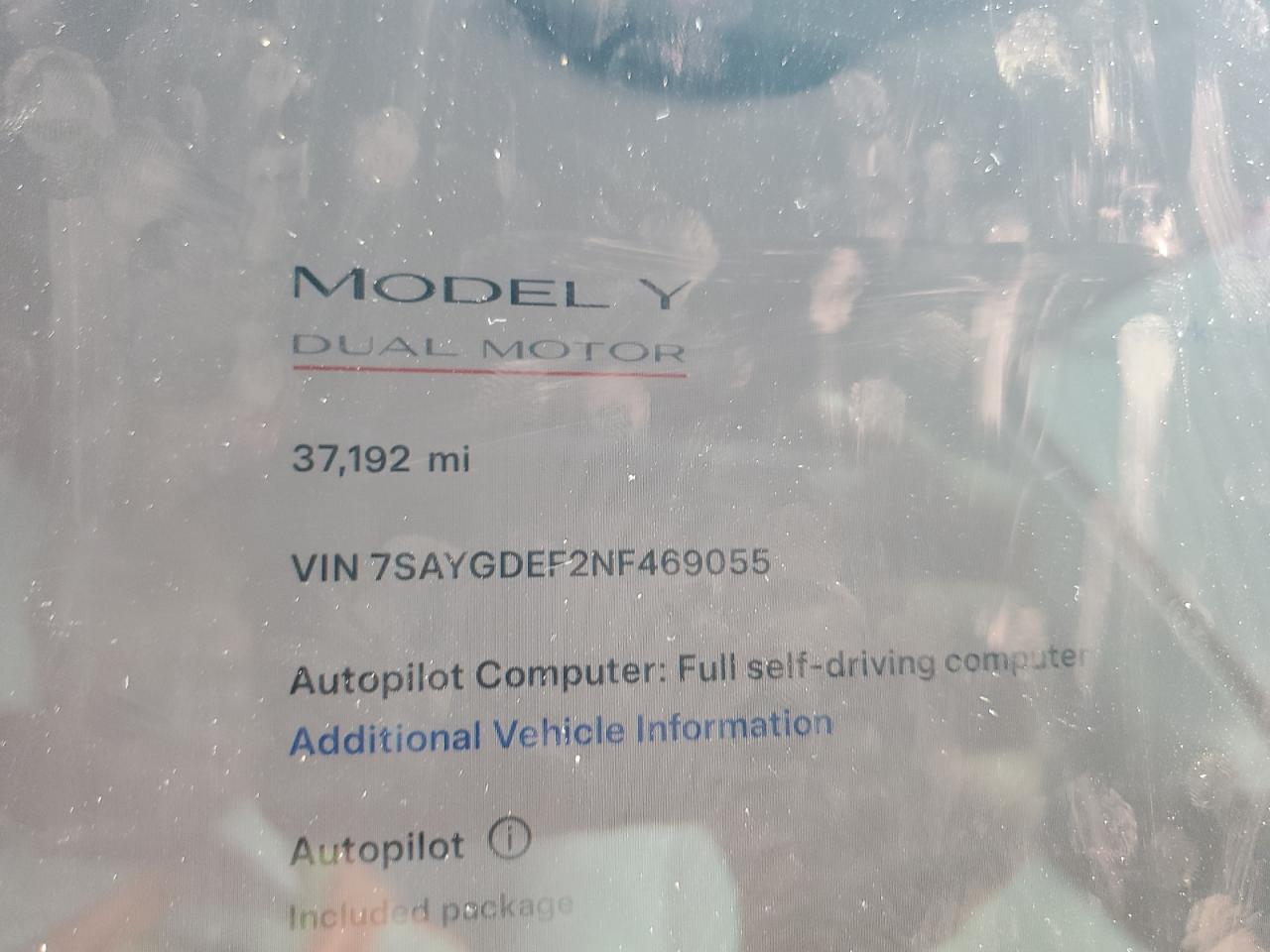 2022 Tesla Model Y VIN: 7SAYGDEF2NF469055 Lot: 69284514