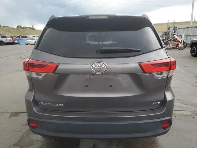  TOYOTA HIGHLANDER 2018 Серый