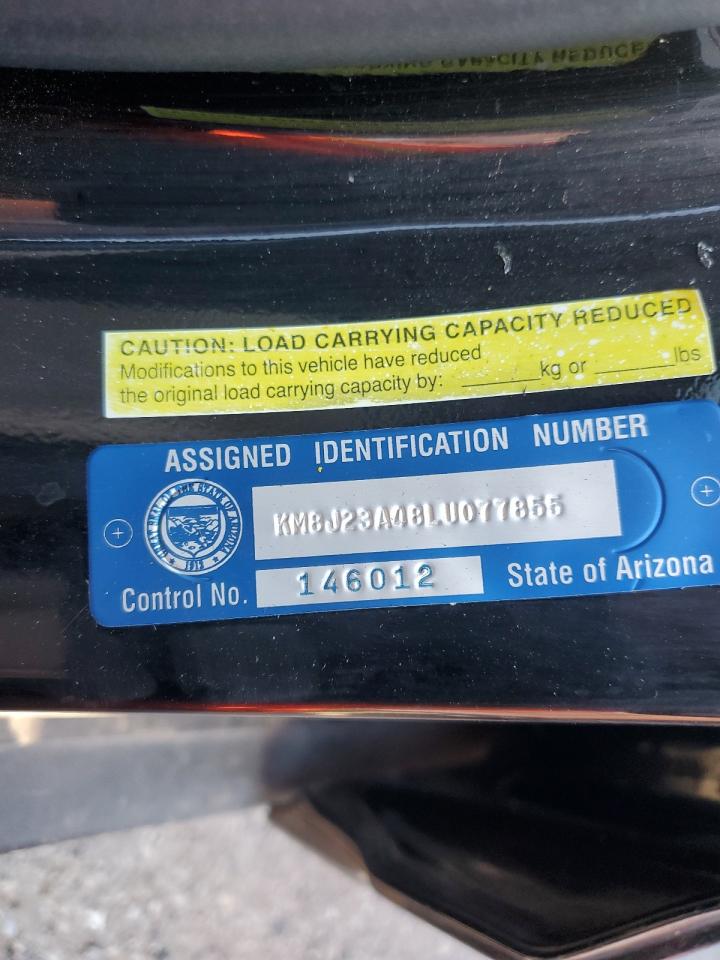 KM8J23A48LU077855 2020 Hyundai Tucson Se