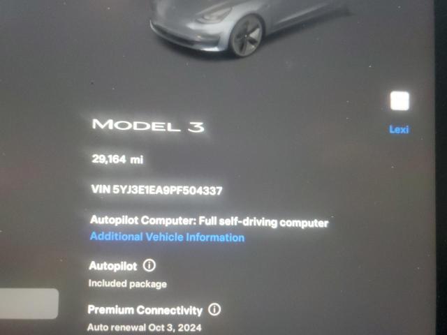 5YJ3E1EA9PF504337 Tesla Model 3  9