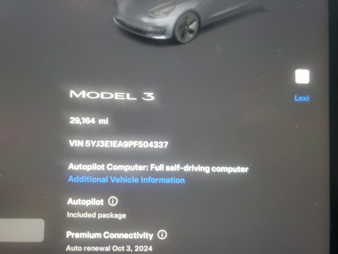 2023 Tesla Model 3 VIN: 5YJ3E1EA9PF504337 Lot: 72905474