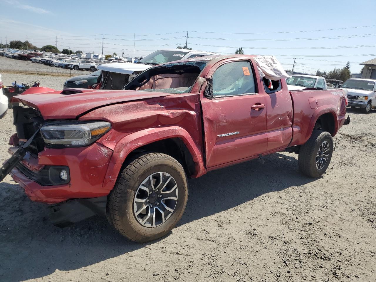 2021 Toyota Tacoma Access Cab VIN: 3TYSZ5AN6MT008312 Lot: 70086254