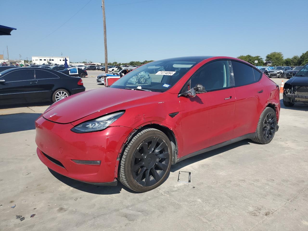 5YJYGDEE3MF297590 2021 TESLA MODEL Y - Image 1