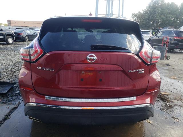  NISSAN MURANO 2015 Red