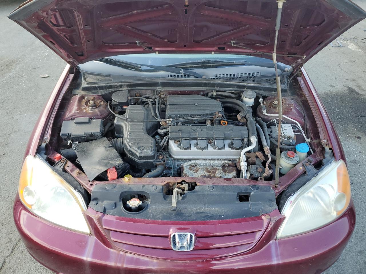 2003 Honda Civic Ex VIN: 2HGES26713H548302 Lot: 71875444