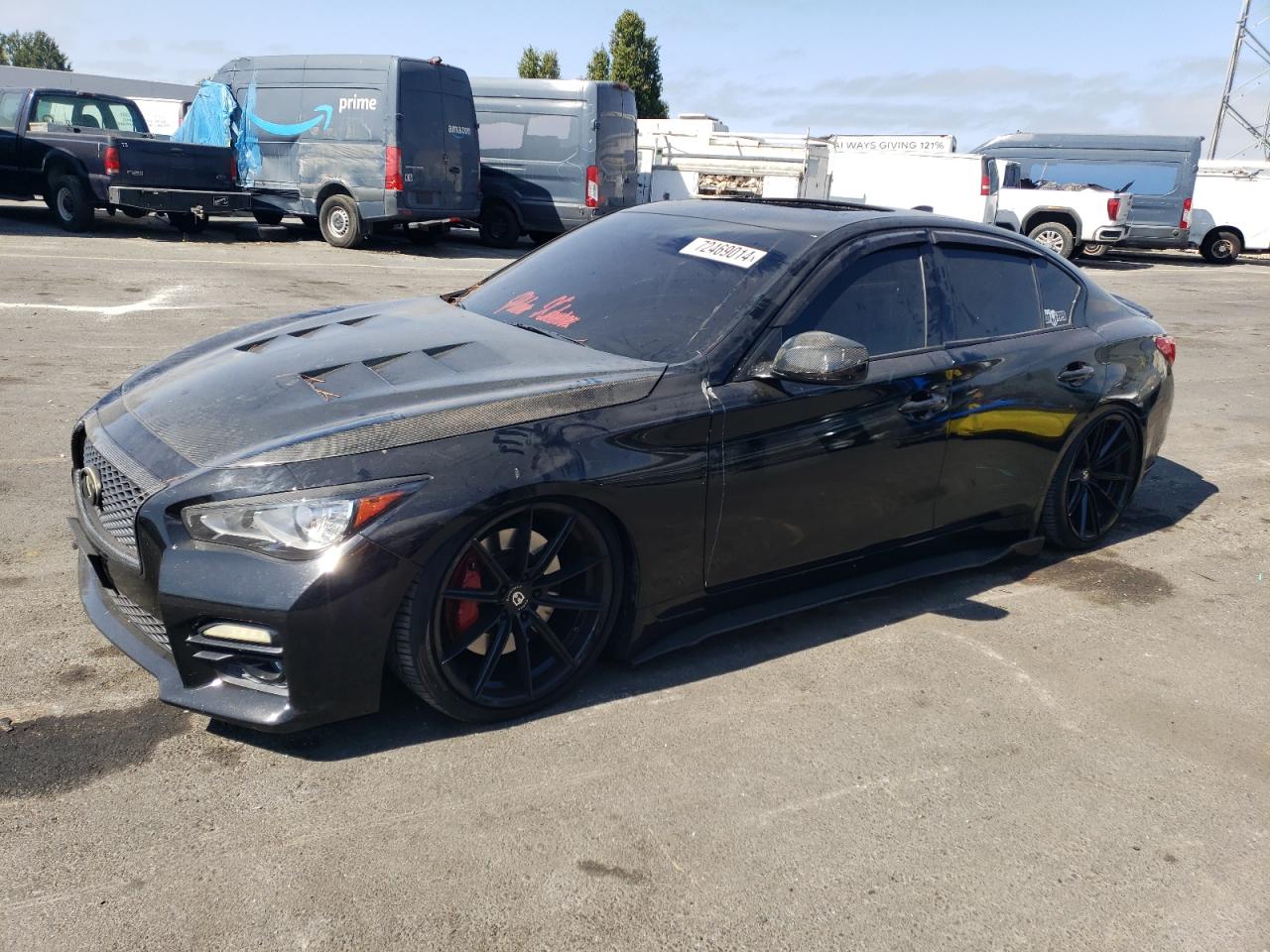 JN1FV7APXHM850466 2017 Infiniti Q50 Red Sport 400