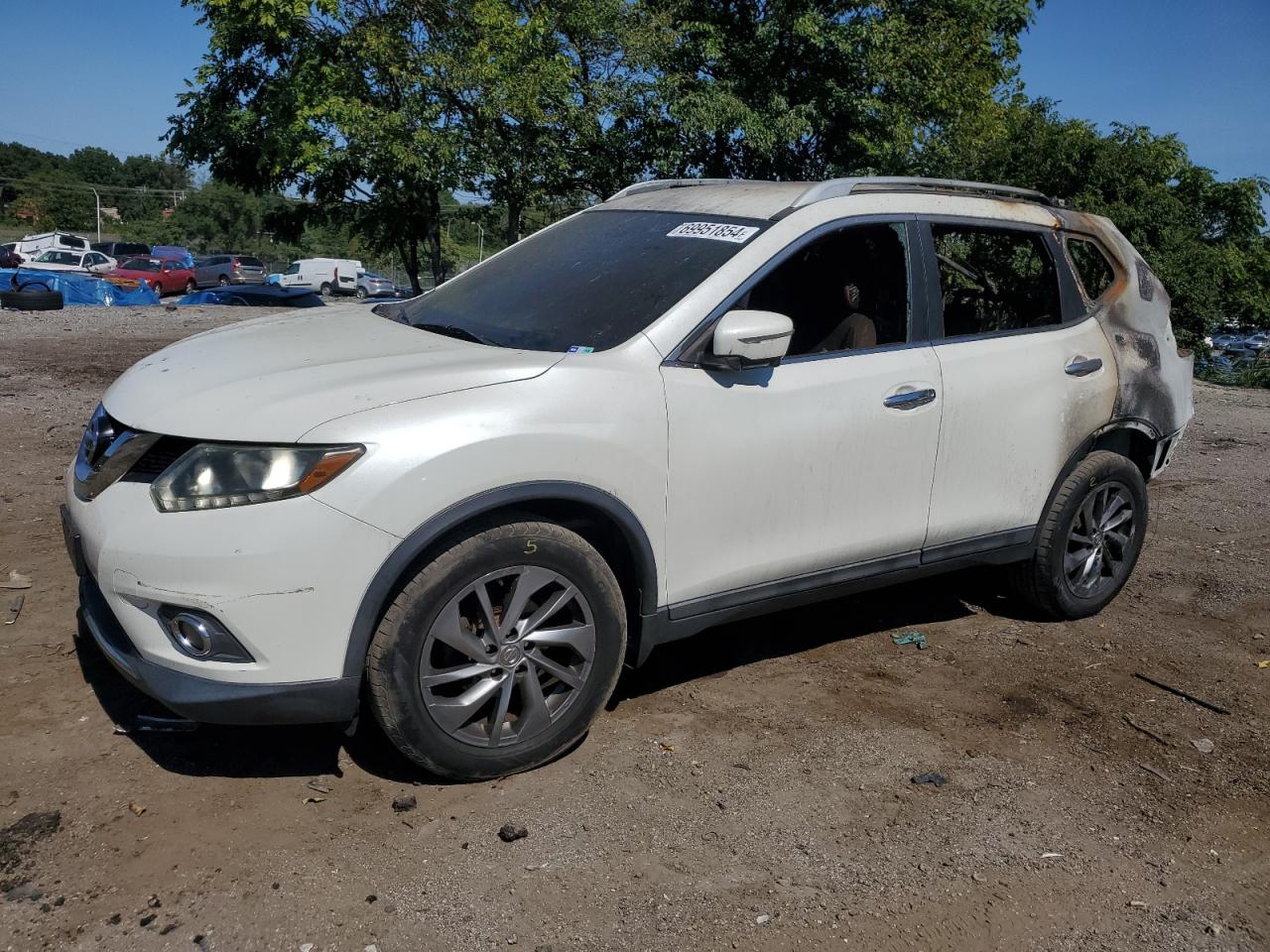 2015 Nissan Rogue S VIN: 5N1AT2MV5FC841635 Lot: 69951854