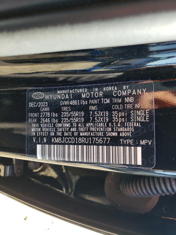 KM8JCCD18RU175677 2024 Hyundai Tucson Sel Convenience