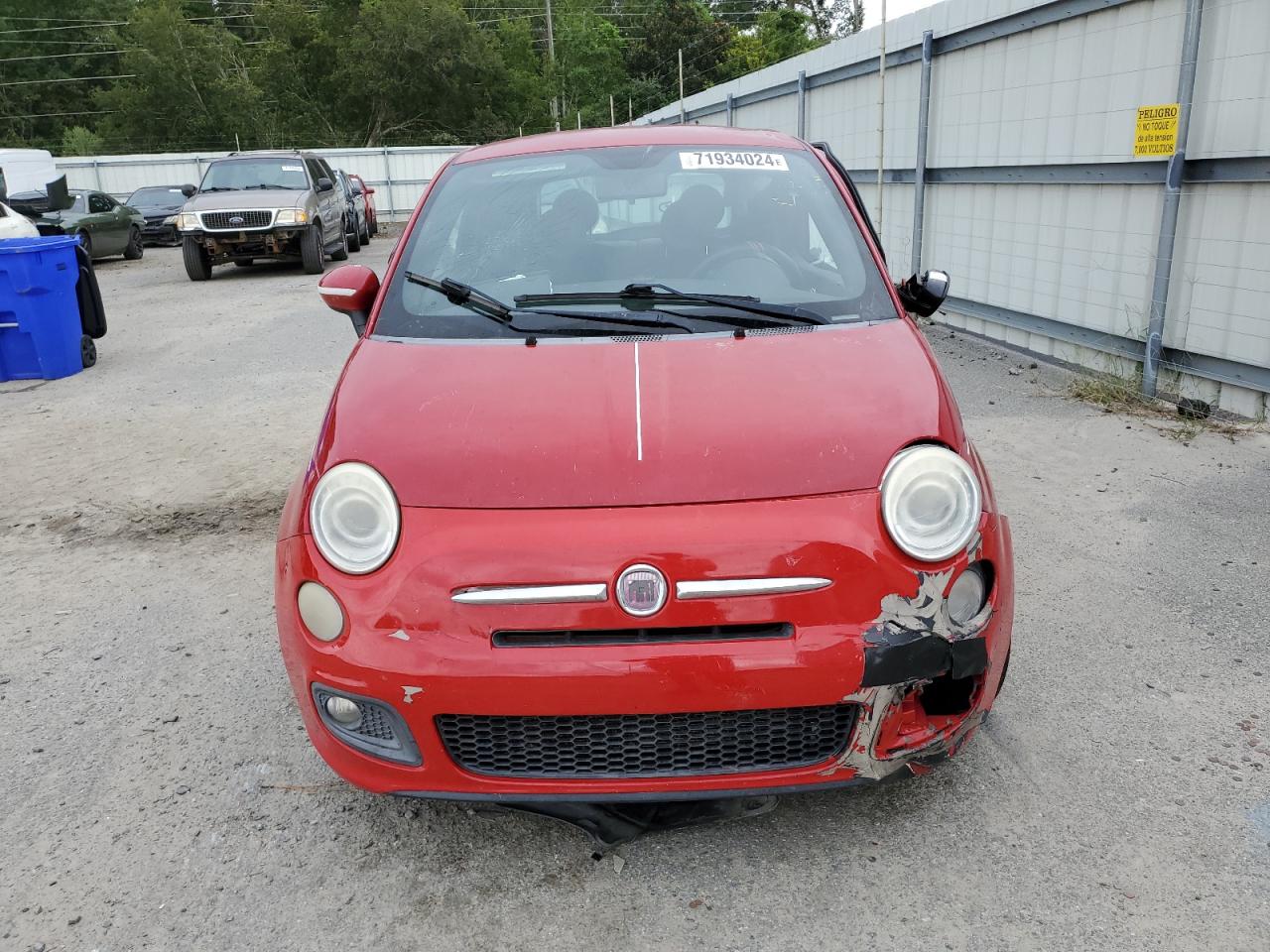 2012 Fiat 500 Sport VIN: 3C3CFFBR1CT358214 Lot: 71934024