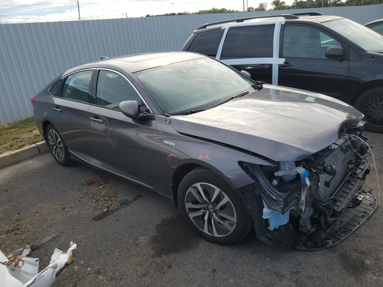 2021 Honda Accord Hybrid Ex VIN: 1HGCV3F46MA017414 Lot: 72229974