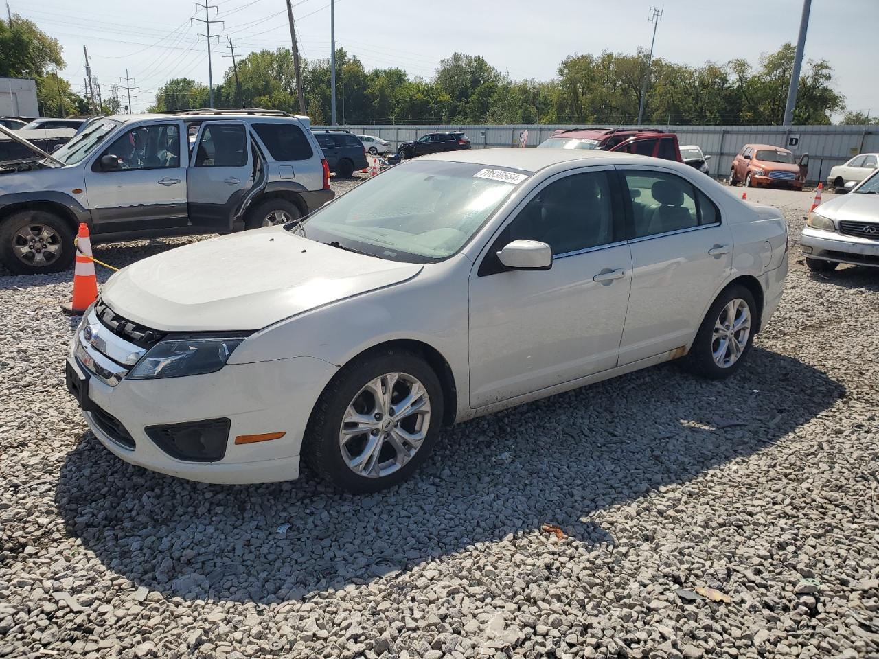 2012 Ford Fusion Se VIN: 3FAHP0HA0CR260842 Lot: 70836664