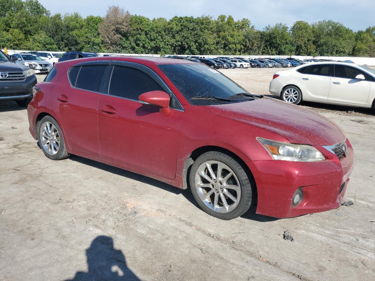 VIN JTHKD5BH8D2154980 2013 LEXUS CT 200 no.4