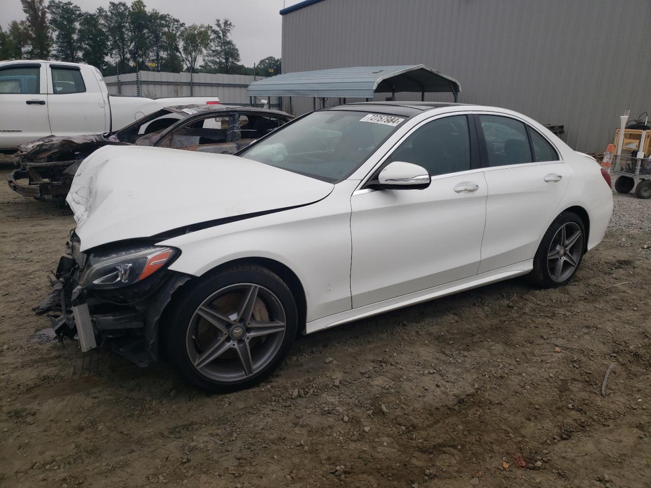 VIN 55SWF4KB0FU031224 2015 MERCEDES-BENZ C-CLASS no.1