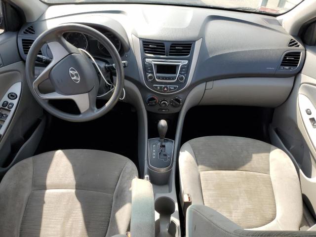 Sedans HYUNDAI ACCENT 2015 Czerwony