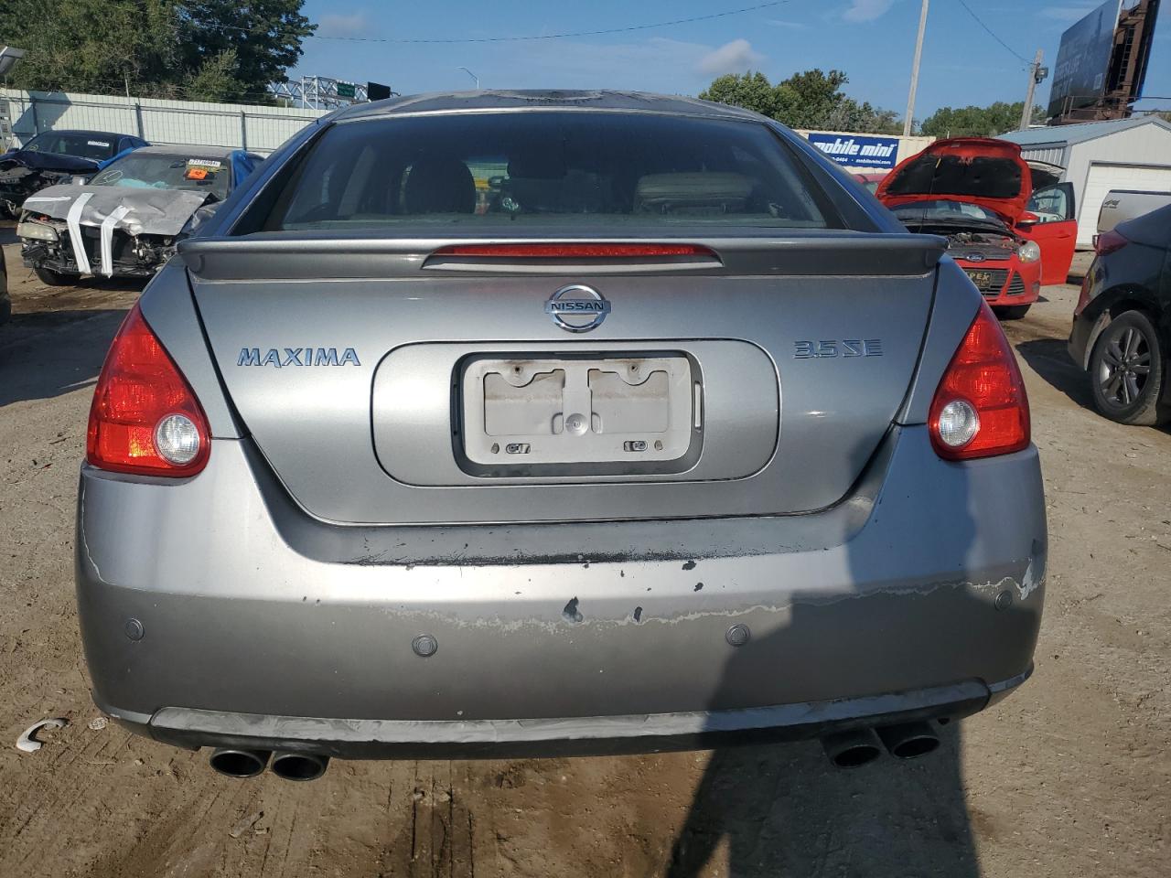 2007 Nissan Maxima Se VIN: 1N4BA41E47C866595 Lot: 72087664