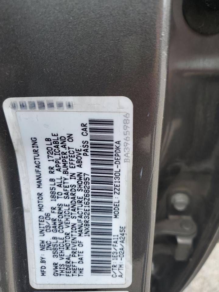 1NXBR32E16Z682957 2006 Toyota Corolla Ce