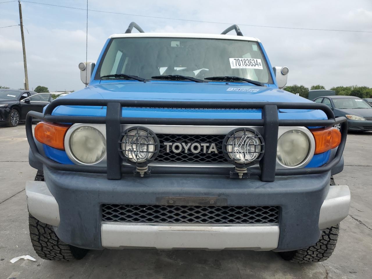 2007 Toyota Fj Cruiser VIN: JTEBU11F870026650 Lot: 70183634