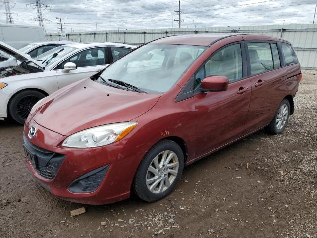  MAZDA 5 2012 Czerwony