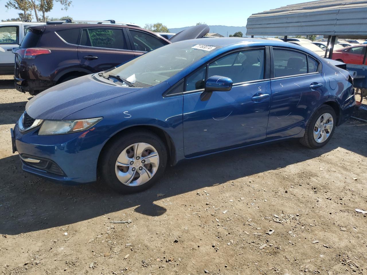 2014 Honda Civic Lx VIN: 19XFB2F5XEE216861 Lot: 71183074