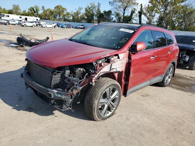 Parquets HYUNDAI SANTA FE 2016 Czerwony