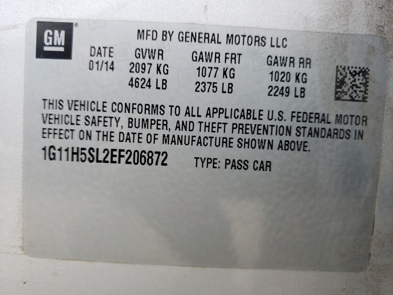 2014 Chevrolet Malibu - Image 12