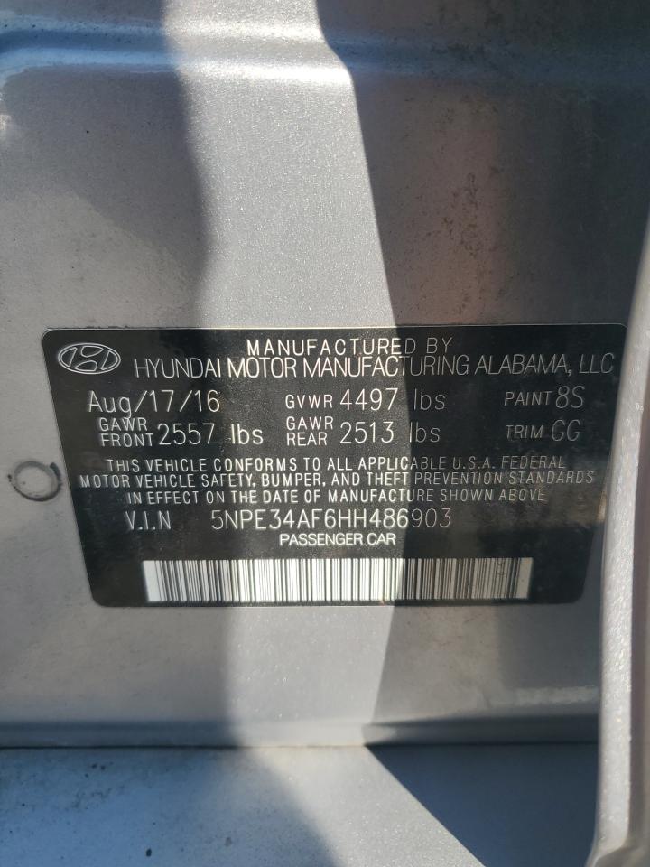 5NPE34AF6HH486903 2017 Hyundai Sonata Sport