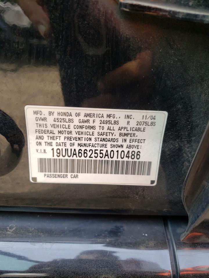 19UUA66255A010486 2005 Acura Tl