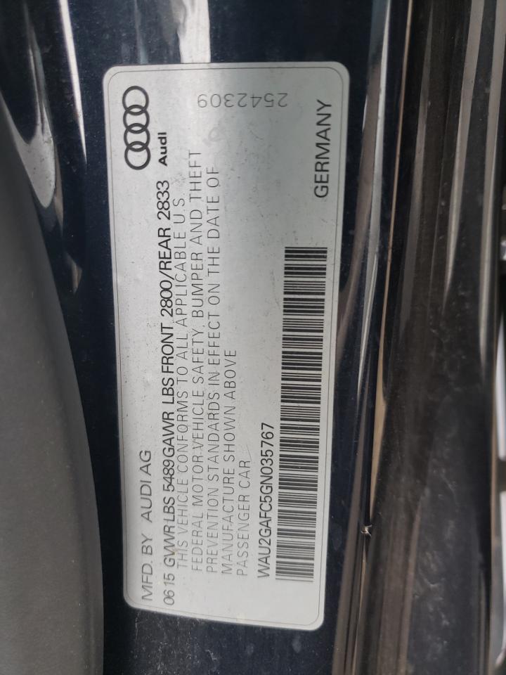 WAU2GAFC5GN035767 2016 Audi A7 Prestige