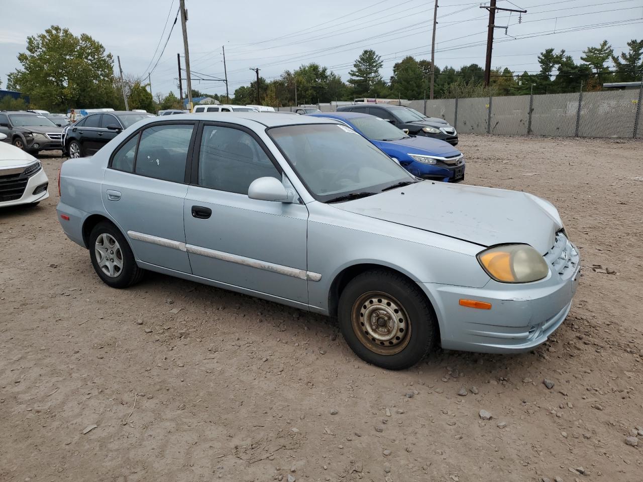 2004 Hyundai Accent Gl VIN: KMHCG45C64U560019 Lot: 71810564