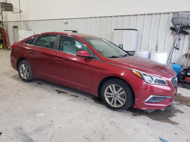  HYUNDAI SONATA 2016 Czerwony