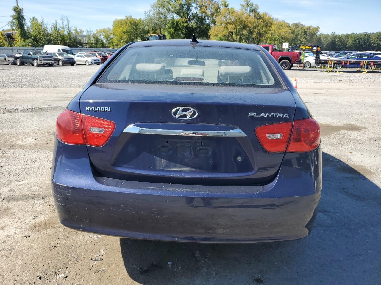 KMHDU4ADXAU182729 2010 Hyundai Elantra Blue