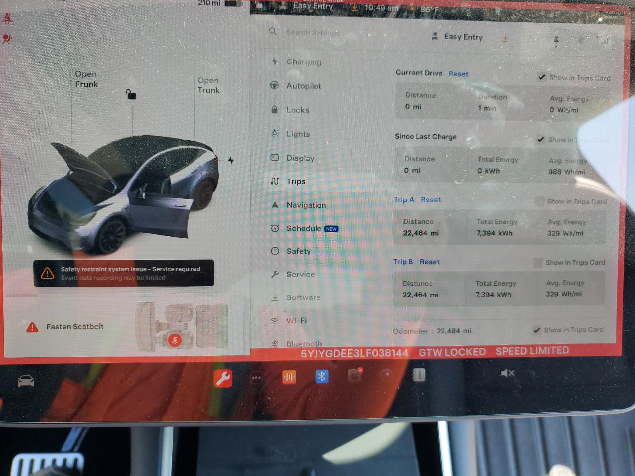 5YJYGDEE3LF038144 2020 Tesla Model Y