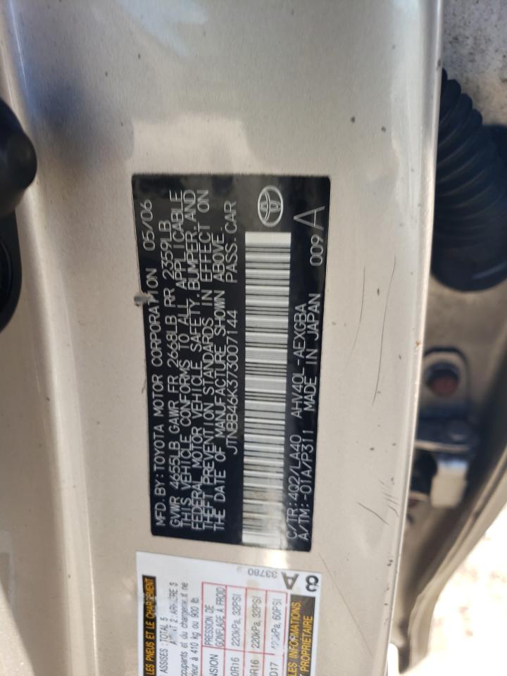 JTNBB46K373007144 2007 Toyota Camry Hybrid