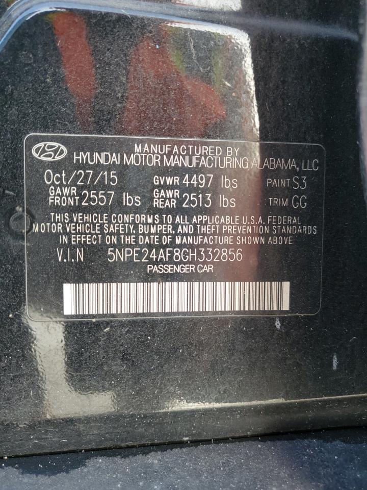 5NPE24AF8GH332856 2016 Hyundai Sonata Se